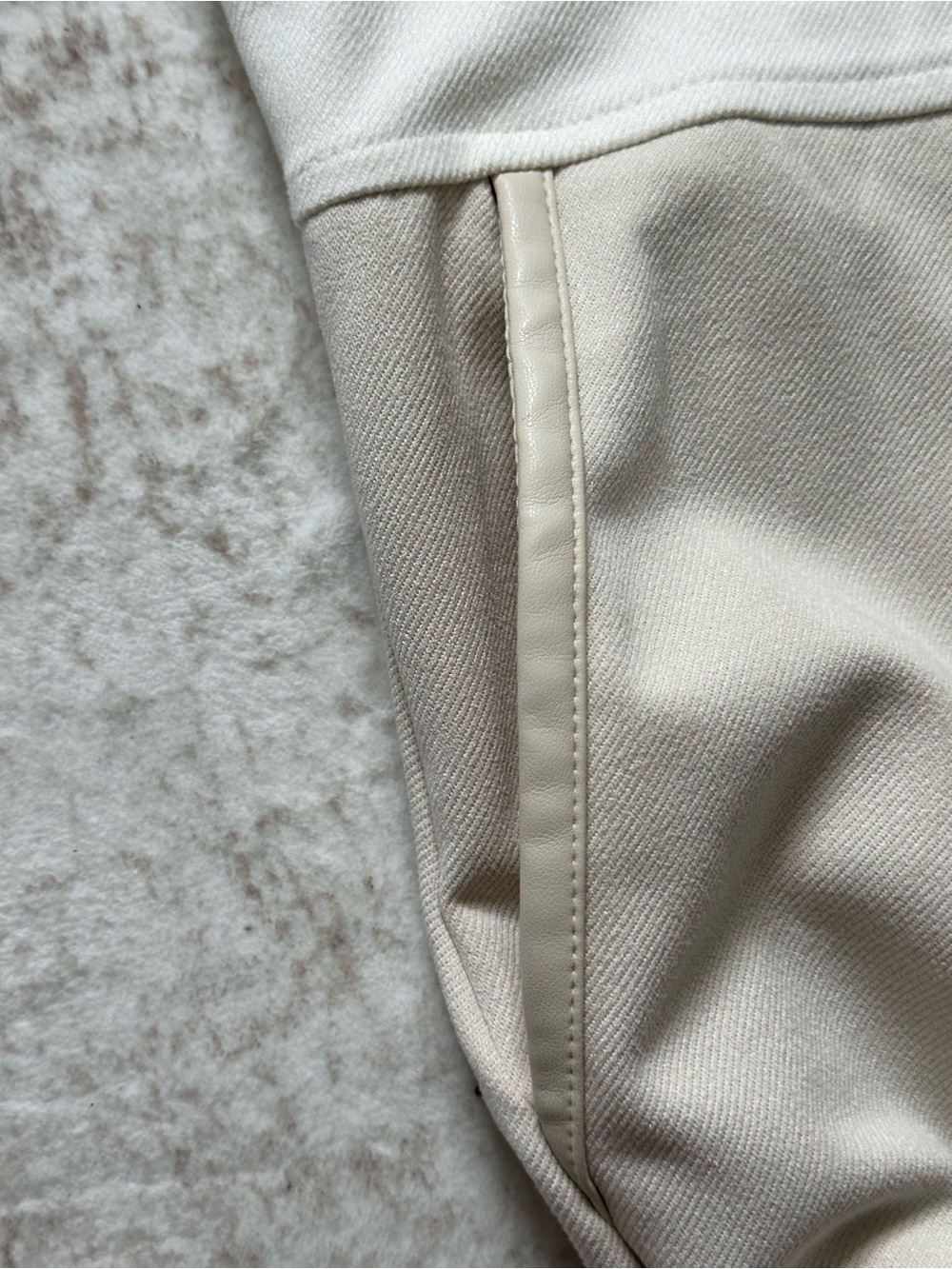 Zara Faux Suede Dress in Color-block - EUC - Picture 6 of 8
